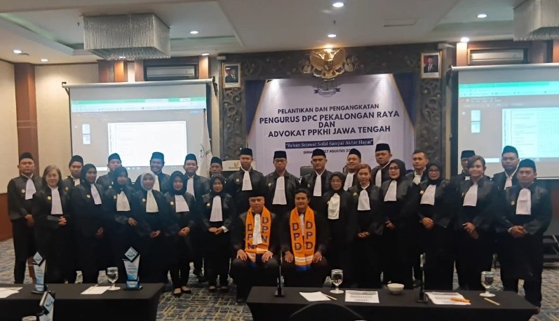 PPKHI Jateng Lantik 26 Advokat Baru, Perkuat Barisan Penegak Hukum dan Pengabdian kepada Masyarakat